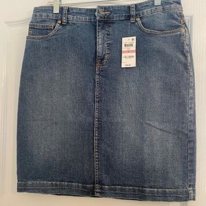 NWT Jean Skirt